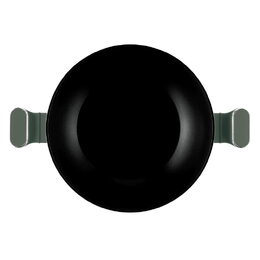 BERLINGERHAUS Pánev wok s poklicí a titanovým povrchem 30 cm Matte Green Collection BH-8160
