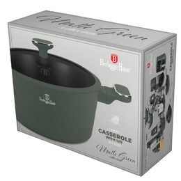 BERLINGERHAUS Kastrol s titanovým povrchem a poklicí 28 cm Matte Green Collection BH-8202