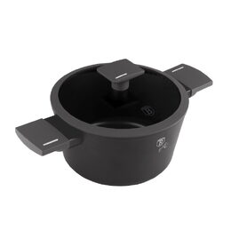 BERLINGERHAUS Kastrol s titanovým povrchem a poklicí 20 cm Antracit Collection BH-8130
