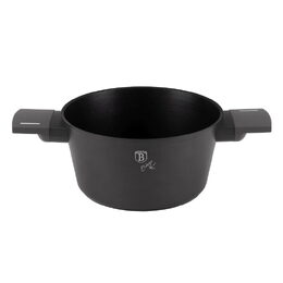 BERLINGERHAUS Kastrol s titanovým povrchem a poklicí 20 cm Antracit Collection BH-8130