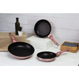 BERLINGERHAUS Sada pánví s titanovým povrchem 3 ks I-Rose Collection BH-6170