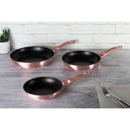 BERLINGERHAUS Sada pánví s titanovým povrchem 3 ks I-Rose Collection BH-6170