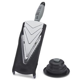 Kráječ de Buyer, 2011.01 KOBRA V AXIS, nerezová ocel, čepel profesionální
kvality, systém Click Express, nastavení tloušťky, úhel řezu 19,3