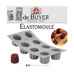 de Buyer 1834.01D Silik. pečící forma na 8 canelé