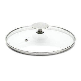 Poklice de Buyer, 3429.16, skleněná poklička, průměr 16 cm, nerez hrany