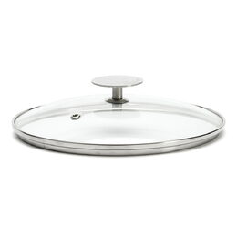 Poklice de Buyer, 3429.16, skleněná poklička, průměr 16 cm, nerez hrany