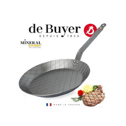 Pánev na steaky de Buyer, 5616.24, MINERAL B, ocel, průměr 24 cm