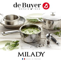 Hrnec de Buyer, 3410.04 MILADY, sada rendlíků, nerez, 4 ks, průměr 14/16/18/20