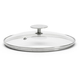 Poklice de Buyer, 3429.20, skleněná poklička, průměr 20 cm, nerez hrany