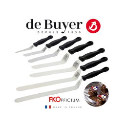 Stěrka de Buyer, 4231.12 FKOfficium, 12 cm, nerezová ocel, ergonomicky tvarovaná
rukojeť, tenká čepel, očko pro zavěšení