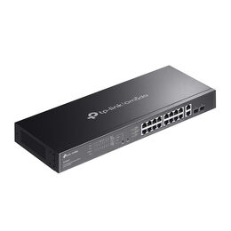 Switch TP-Link ES220GMP 2x GLan, 16x GLan s PoE+, 2x SPF combo, 250W, 19", Omáda SDN
