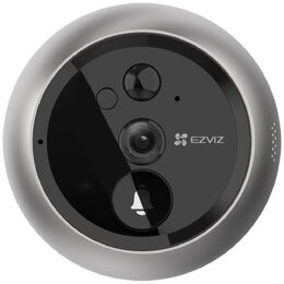 Chytré dveřní kukátko Ezviz DP2 2K WiFi, kamera, zvonek, IR do 5m, PIR, LCD 4,3"