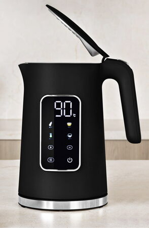 BERLINGERHAUS Rychlovarná konvice s regulací teploty digitální 1,7 l Matte Black Collection BH-9675