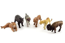 Zvířátka safari ZOO plast 10cm asst 24ks v boxu