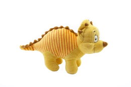 Dinosaurus žlutý plyš 30cm v sáčku 0+
