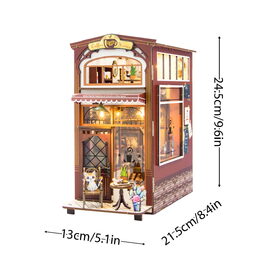 2Kids Toys 3D skládačka Zarážka na knihy Kavárna