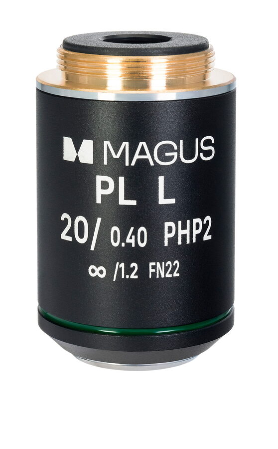 Objektiv MAGUS 20HP, 20?/0,40 Plan L phase PHP2 ?/1,2 WD 8,0 mm
