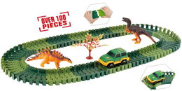 Variabilní dráha s dinosaury 100 dílů