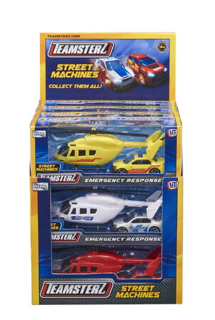 Teamsterz helikoptéra a autíčko