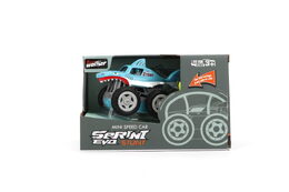 Mini auto žralok RC modré
