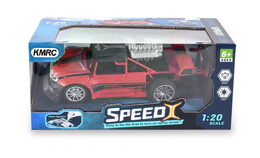 Auto 1:20 s efektem kouře RC červené