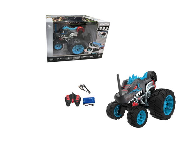 RC 5-kolové kaskadérské auto černé 1:16
