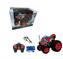 RC 5-kolové kaskadérské auto červené 1:16