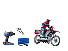 RC motorka 1:10 červená