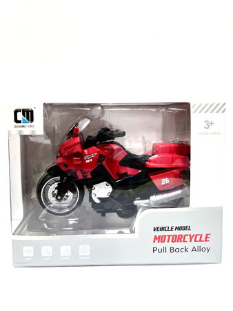 Motorka červená