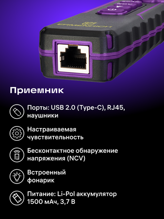 Sledovač optických kabelů Ermenrich NetGeeks NP60