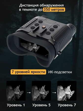 Digitální binokulární dalekohled s nočním viděním Levenhuk Halo 13X Helmet