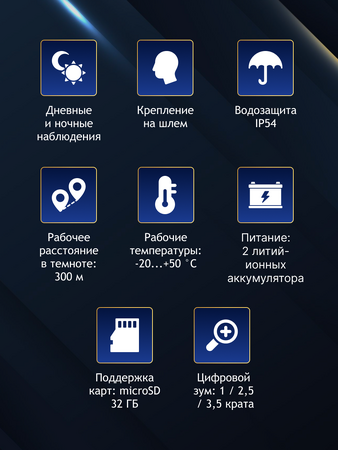 Digitální binokulární dalekohled s nočním viděním Levenhuk Halo NVB10 Helmet