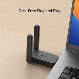 USB klient TP-Link Mercusys MA32H Wireless USB adapter AC1300, 2,4/5,4GHz