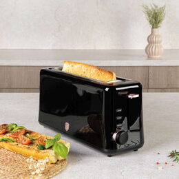 BERLINGERHAUS Topinkovač nerez 980W s dlouhým slotem Black Rose Collection BH-9685