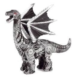 Drak plast 14-16cm 4 druhy v krabičce 17x20x6cm