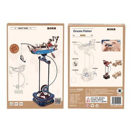RoboTime 3D mechanická skládačka Rybářská loď s kyvadlem