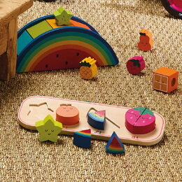 Vilac Vkládací puzzle Učím se počítat ovoce Sarah Betz
