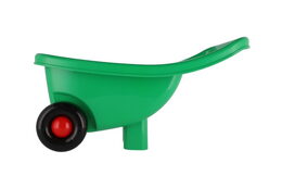 Sada na zahradu plast kolečko, kbelík, konvička s doplňky v síťce 31x52x31cm