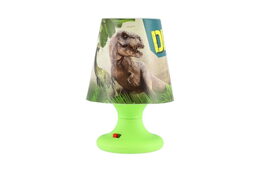 Mini lampička s dinosaurem na stůl plast 8x11cm na baterie 4 druhy 12ks v boxu