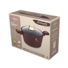 BERLINGERHAUS Kastrol s titanovým povrchem a poklicí 28 cm Leonardo Collection BH-8042