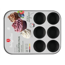 BERLINGERHAUS Forma na muffiny s nepřilnavým povrchem 12 ks Mtte Green Collection BH-7946