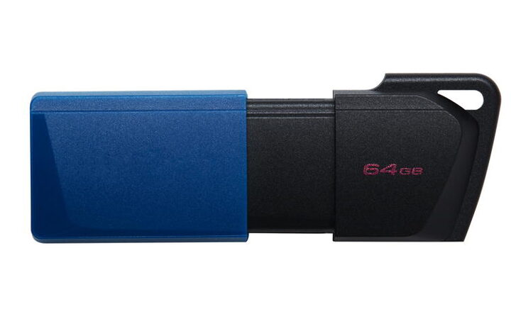 KINGSTON 256GB Portable USB 3.2 Gen 1 DataTraveler Exodia S (Black/Orange)