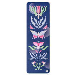 Spokey THE BLOOM MAT Semišová jóga podložka, 183 x 61 x 0,4 cm
