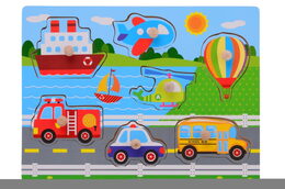 Dřevěné puzzle s úchytem malé