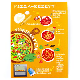 Puzzle mini Pizza 6 různých motivů 36 dílků