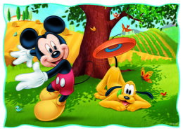 Puzzle 4v1 Mickey a Minnie