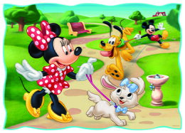 Puzzle 4v1 Mickey a Minnie