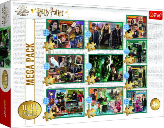 Puzzle 10v1 Harry Potter - Ve světě Harryho Pottera