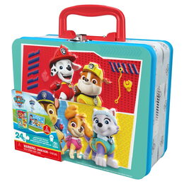 Tlapková patrola puzzle v plechové krabičce