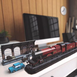 Puzzle Harry Potter Bradavický expres 4D